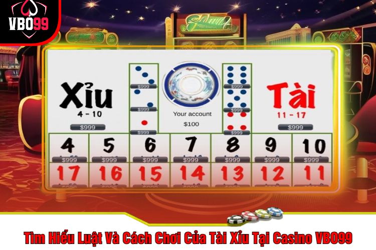 Tìm Hiểu Luật Và Cách Chơi Của Tài Xỉu Tại Casino VBO99